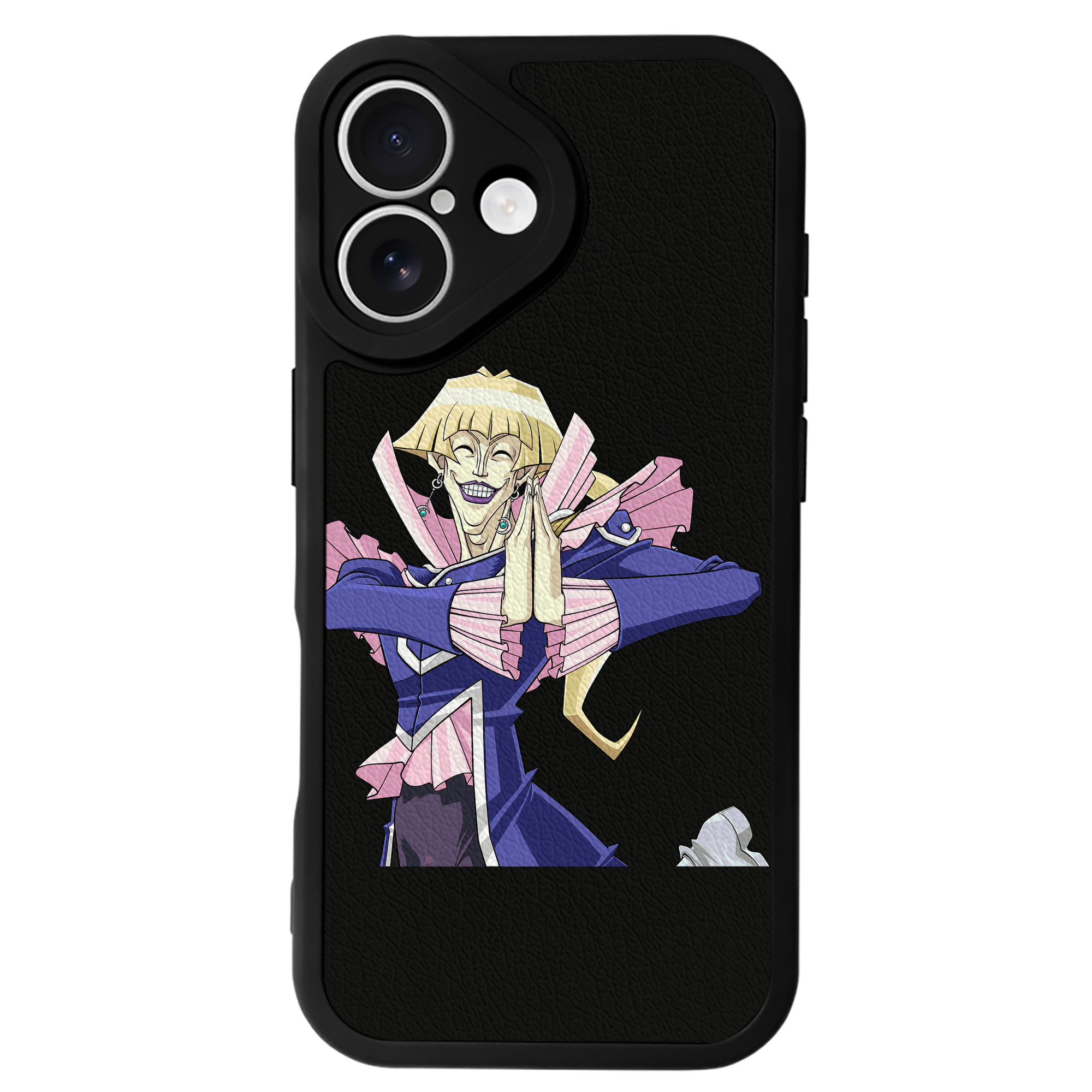（画像用） 遊☆戯☆王 Yu-Gi-Oh! 【iPhone 16シリーズ対応】シリコンスマホケース（レザー調） 材質：シリコン